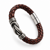 The Infinity Leather Bracelet