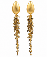 Long Gemstone Earrings