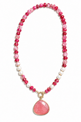 Rosé Aura Necklace