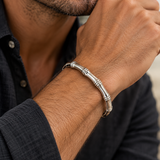 The Sterling Bamboo Cuff