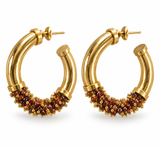 Big Hoops Gemstone