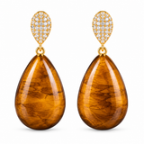Golden Tiger eye Earrings