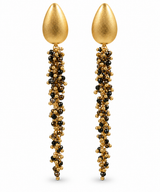 Long Gemstone Earrings