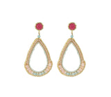 Créoles Gemstones Hoops Full Party Small