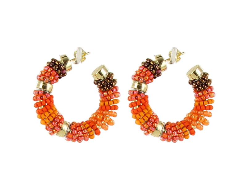 Créoles Gemstones Hoops Full Party Small