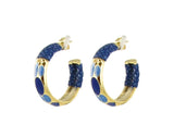Saphira Hoops Painted Dots Small