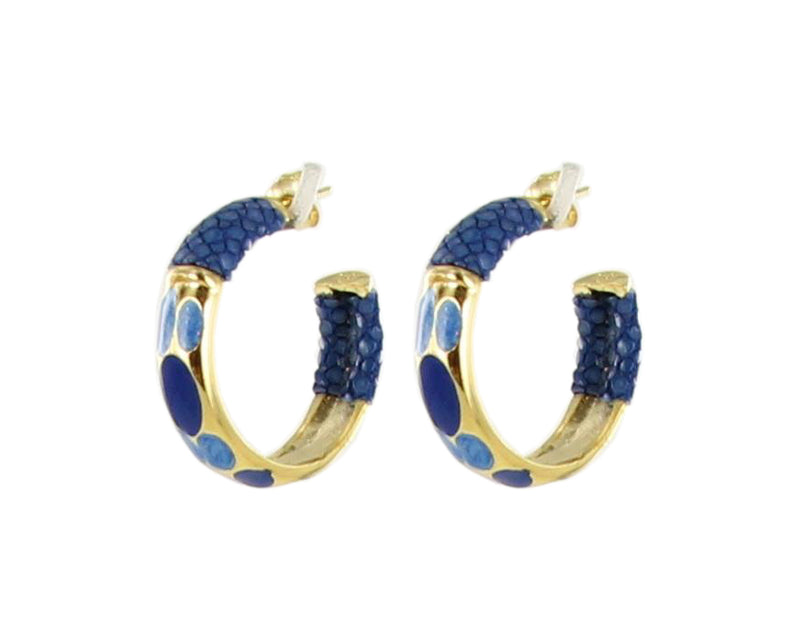 Saphira Hoops Painted Dots Small
