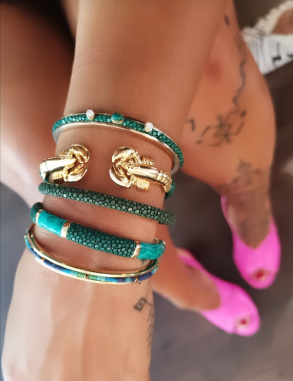 Bangle Saphira Thin Basic Stone